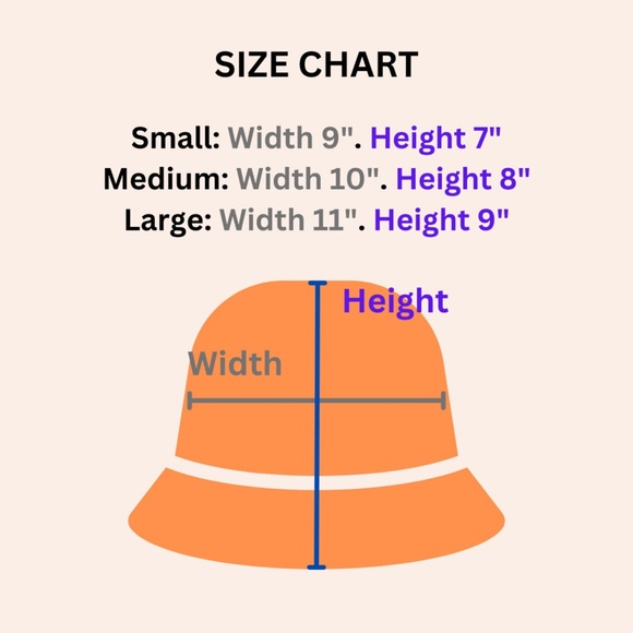 Hand crochet bucket hat - sz XS - S  Unisex - Picture 5 of 7